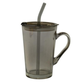 Kubek słoik szklany 450ml mix BRAK SŁOMKI